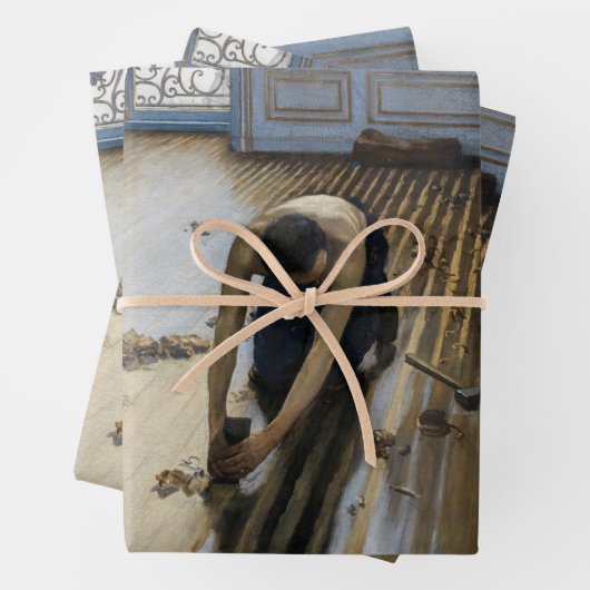 Gustave Caillebotte - Die Bodenschutzwesten Geschenkpapier Set (Beispiel)