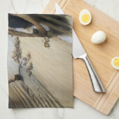 Gustave Caillebotte - Die Bodenschutzwesten Geschirrtuch (Viertel Falte)