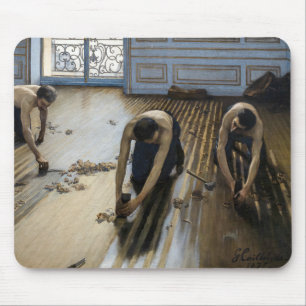 Gustave Caillebotte - Die Bodenschutzwesten Mousepad