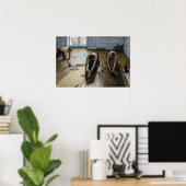 Gustave Caillebotte - Die Bodenschutzwesten Poster (Heimbüro)