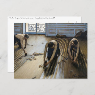 Gustave Caillebotte - Die Bodenschutzwesten Postkarte