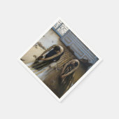 Gustave Caillebotte - Die Bodenschutzwesten Serviette (Ecke)