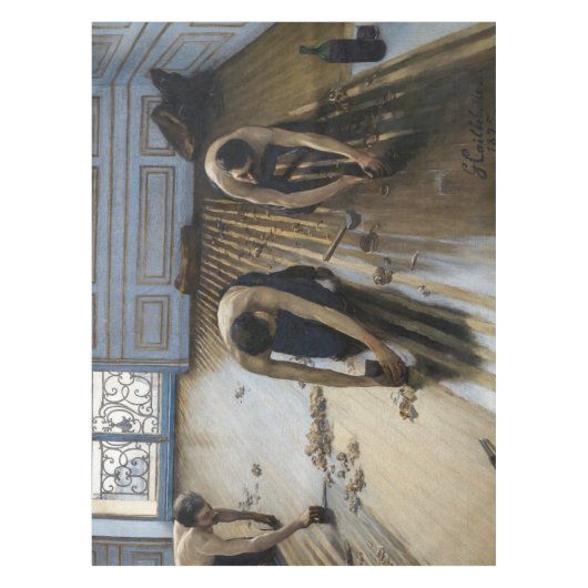 Gustave Caillebotte - Die Bodenschutzwesten Tischdecke (Vorderseite)