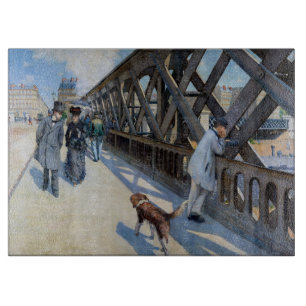 Gustave Caillebotte - Die Europa-Brücke Schneidebrett