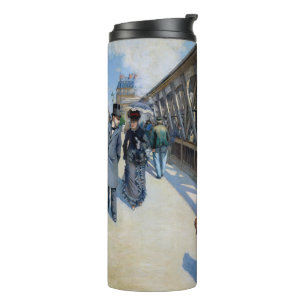 Gustave Caillebotte - Die Europa-Brücke Thermosbecher