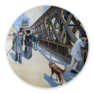 Gustave Caillebotte - Die Europabrücke Keramikknauf