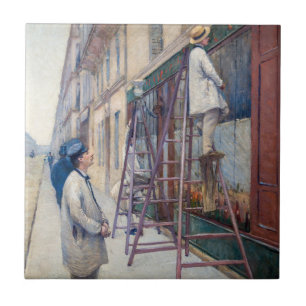 Gustave Caillebotte - Die Hausanstreicher Fliese