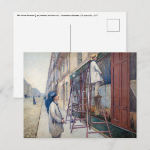 Gustave Caillebotte - Die Hausanstreicher Postkarte