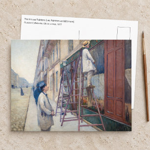 Gustave Caillebotte - Die Hausanstreicher Postkarte