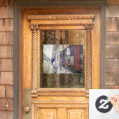 Gustave Caillebotte - Die Maler des Hauses Fensteraufkleber (Haustür)