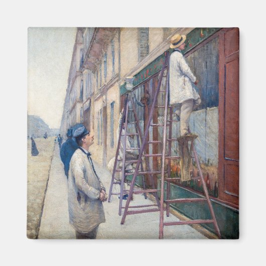 Gustave Caillebotte - Die Maler des Hauses Magnet (Vorne)
