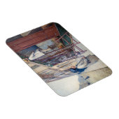 Gustave Caillebotte - Die Maler des Hauses Magnet (Rechte Seite)