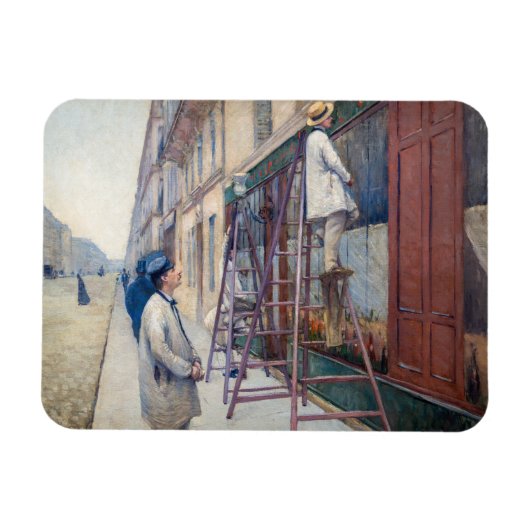 Gustave Caillebotte - Die Maler des Hauses Magnet (Horizontal)