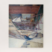 Gustave Caillebotte - Die Maler des Hauses Puzzle (Vertikal)