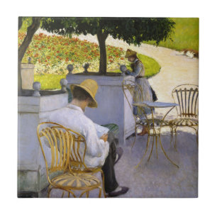 Gustave Caillebotte - Die Orangenbäume Fliese