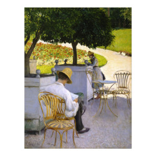 Gustave Caillebotte - Die Orangenbäume Fotodruck