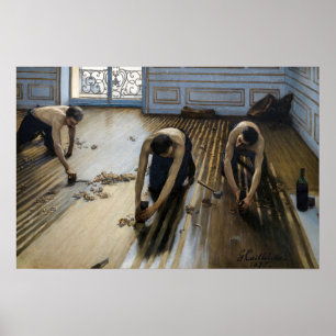 Gustave Caillebotte - Die Parkettabschaber Poster