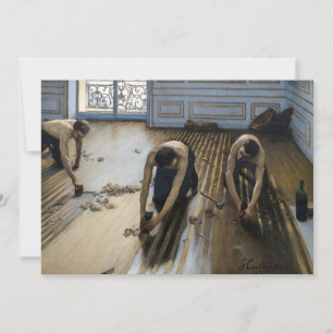 Gustave Caillebotte - Die Parkettabschleifer Dankeskarte