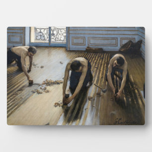 Gustave Caillebotte - Die Parkettabschleifer Fotoplatte