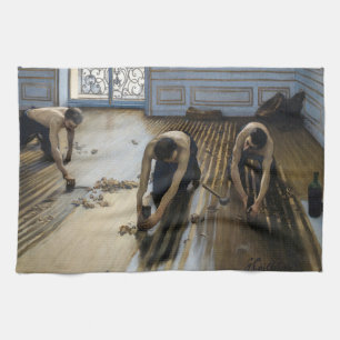 Gustave Caillebotte - Die Parkettabschleifer Geschirrtuch