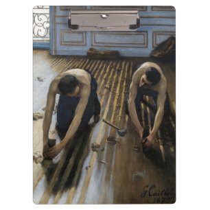 Gustave Caillebotte - Die Parkettabschleifer Klemmbrett