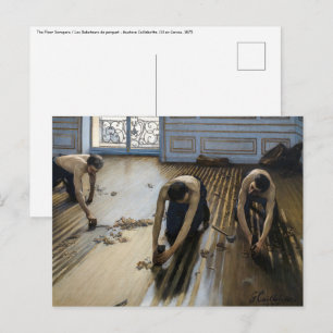 Gustave Caillebotte - Die Parkettabschleifer Postkarte