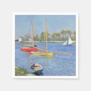 Gustave Caillebotte - Die Seine bei Argenteuil Serviette