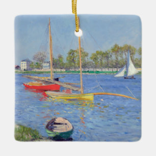 Gustave Caillebotte - Die Seine in Argenteuil Keramikornament