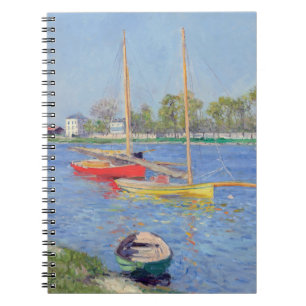 Gustave Caillebotte - Die Seine in Argenteuil Notizblock