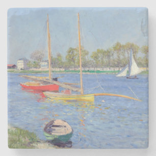 Gustave Caillebotte - Die Seine in Argenteuil Steinuntersetzer