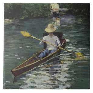 Gustave Caillebotte - Kanu auf dem Yerres Fliese