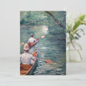 Gustave Caillebotte - Kanus auf den Yerres Einladung (Stehend Vorderseite)