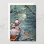 Gustave Caillebotte - Kanus auf den Yerres Einladung (Vorne/Hinten)