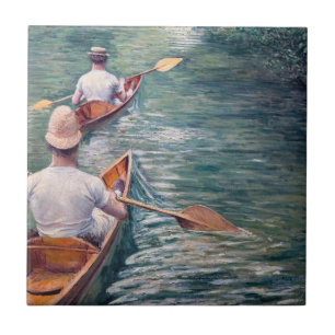 Gustave Caillebotte - Kanus auf den Yerres Fliese