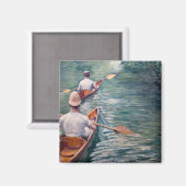 Gustave Caillebotte - Kanus auf den Yerres Magnet (Vorderseite/Rückseite)