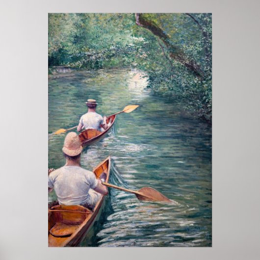 Gustave Caillebotte - Kanus auf den Yerres Poster (Vorne)