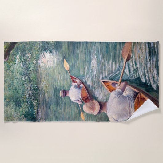 Gustave Caillebotte - Kanus auf den Yerres Strandtuch (Vorderseite)