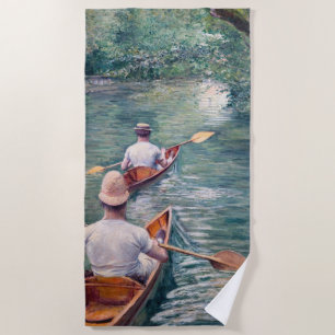 Gustave Caillebotte - Kanus auf den Yerres Strandtuch