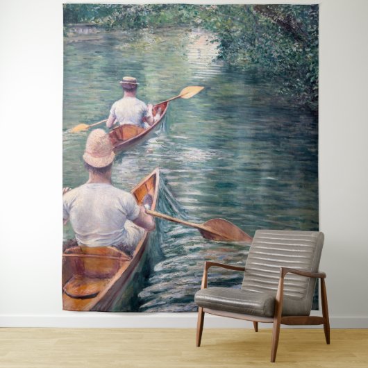Gustave Caillebotte - Kanus auf den Yerres Wandteppich (Beispiel)