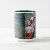 Gustave Caillebotte - Kanus auf den Yerres Zweifarbige Tasse (Mittel)