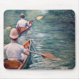 Gustave Caillebotte - Kanus auf der Yerres Mousepad