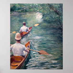 Gustave Caillebotte - Kanus auf der Yerres Poster