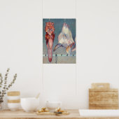 Gustave Caillebotte - Kopf des Kalbs und Ox-Zunge Poster (Küche)