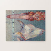 Gustave Caillebotte - Kopf des Kalbs und Ox-Zunge Puzzle (Horizontal)