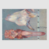 Gustave Caillebotte - Kopf des Kalbs und Ox-Zunge Seidenpapier (Vorderseite)