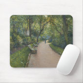Gustave Caillebotte - Le Parc Monceau Mousepad (Mit Mouse)