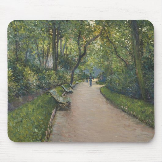Gustave Caillebotte - Le Parc Monceau Mousepad (Vorne)