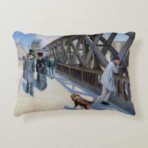 Gustave Caillebotte - Le Pont de l'Europe Dekokissen
