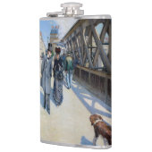 Gustave Caillebotte - Le Pont de l'Europe Flachmann (Links)