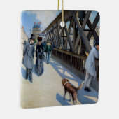 Gustave Caillebotte - Le Pont de l'Europe Keramikornament (Rechts)
